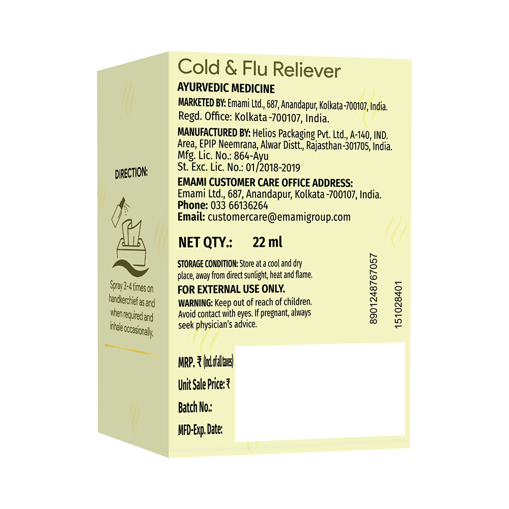 Zandu Cold & Flu Reliever Spray Liquid - Image 4