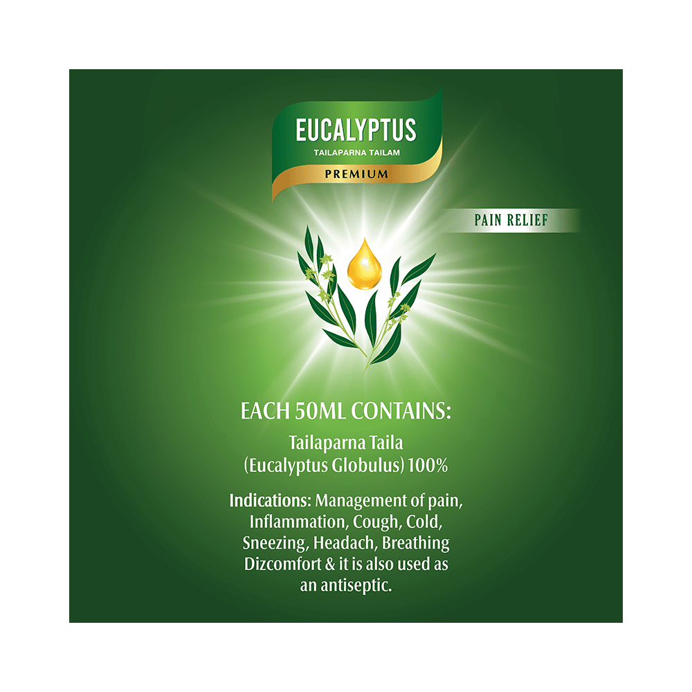Dwibhashi Eucalyptus Tailaparna Tailam 100% Pure Therapeutic Grade Essential Oil - Image 3