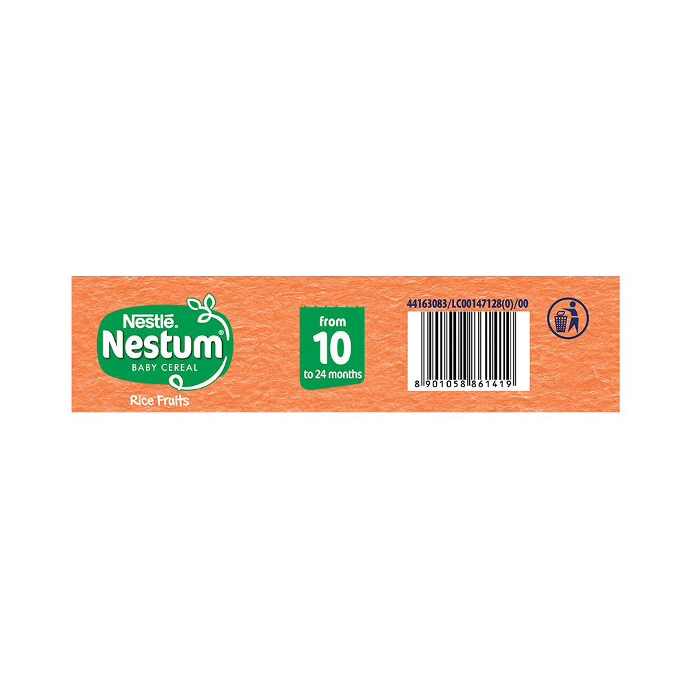 Nestle Nestum Baby Cereal From 10 to 24 Months | Rice Fruits - Image 3