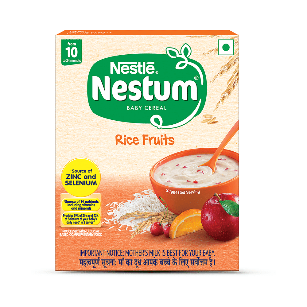 Nestle Nestum Baby Cereal From 10 to 24 Months | Rice Fruits