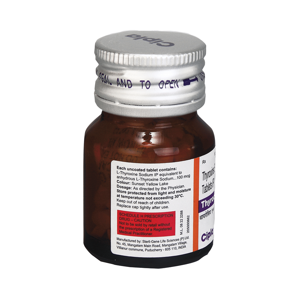 Thyrocip 100 Tablet - Image 2
