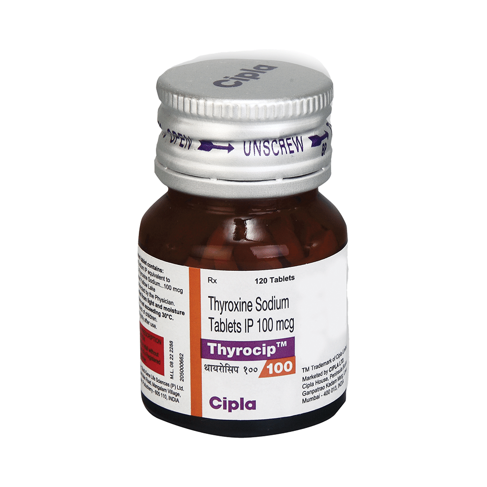 Thyrocip 100 Tablet - Image 1