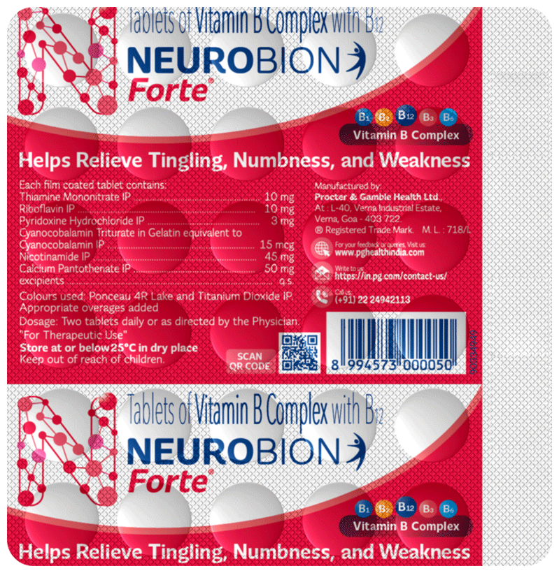Neurobion Forte Tablet - Image 2