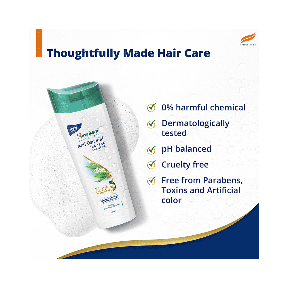 Himalaya Anti-Dandruff with Natural 5 Protein Technology Shampoo Tea Tree - Image 5
