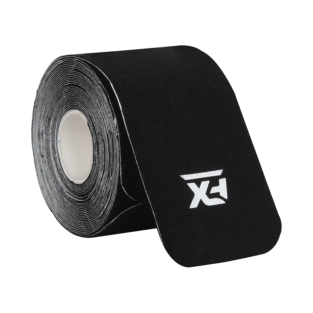 FX Elastic Sports Tape (20 Precut) 10 inch Black - Image 2