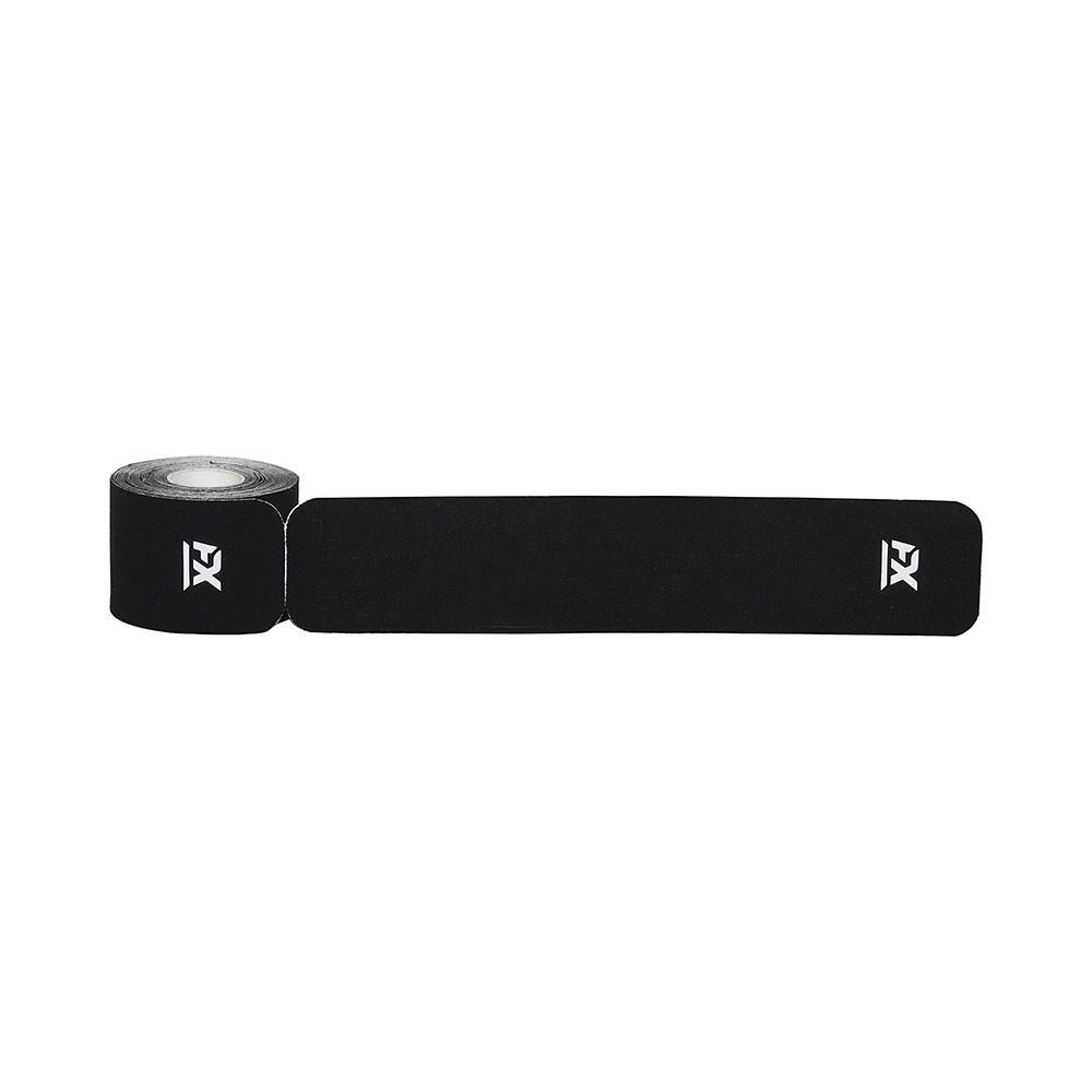 FX Elastic Sports Tape (20 Precut) 10 inch Black - Image 4