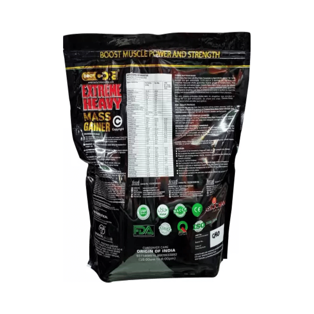 Body Core Science Extreme Heavy Mass Gainer Powder Mango - Image 2