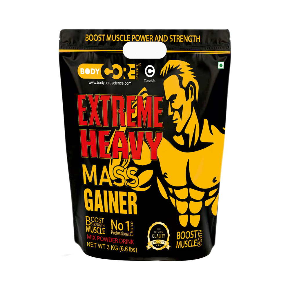 Body Core Science Extreme Heavy Mass Gainer Powder Mango - Image 1