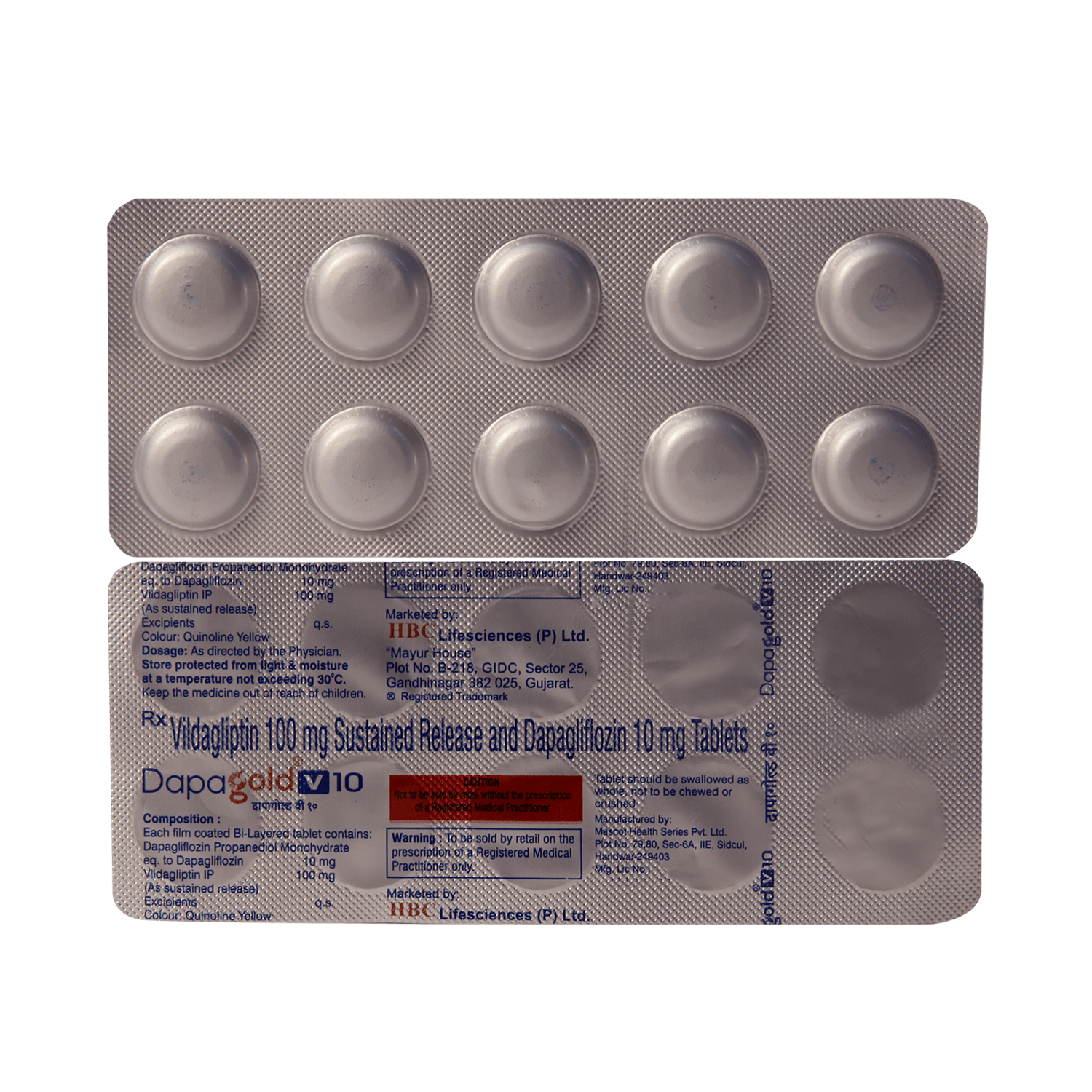 Dapagold V 10 Tablet SR