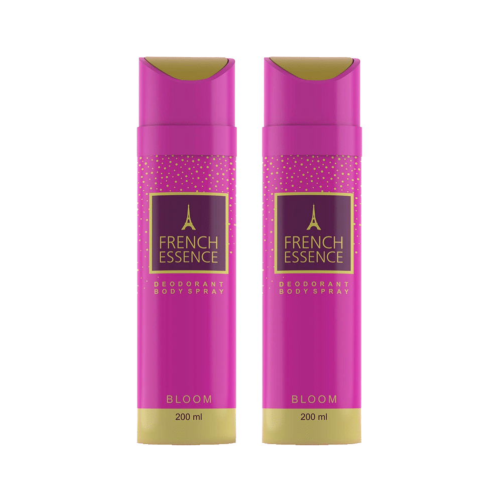 French Essence Bloom Deodrant Body Spray for Women (200ml Each) - Image 1