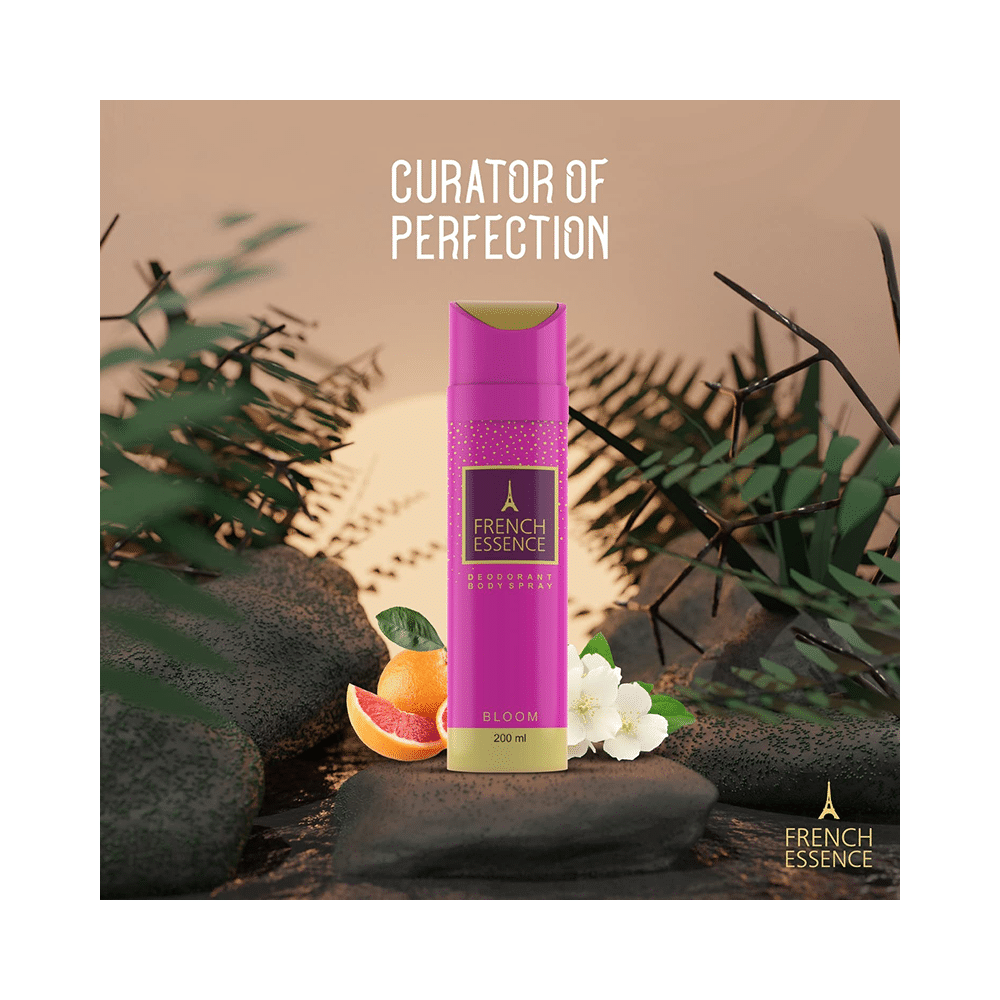 French Essence Bloom Deodrant Body Spray for Women (200ml Each) - Image 4