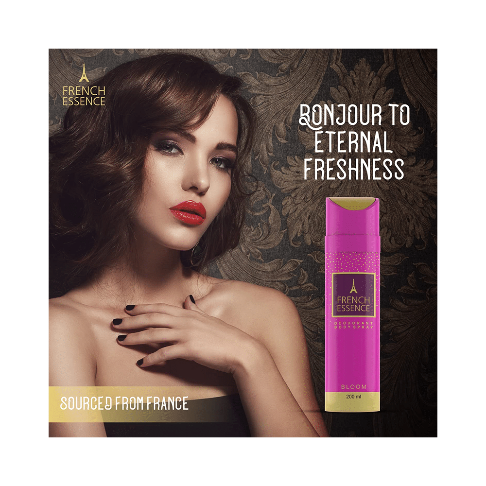 French Essence Bloom Deodrant Body Spray for Women (200ml Each) - Image 2