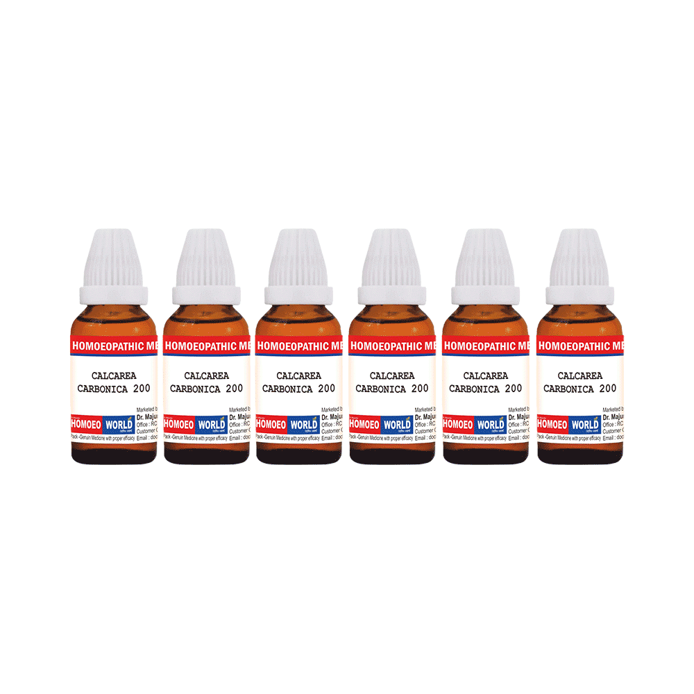 Dr. Majumder Homeo World Calcarea Carbonica Dilution (30ml Each) 200 CH - Image 1