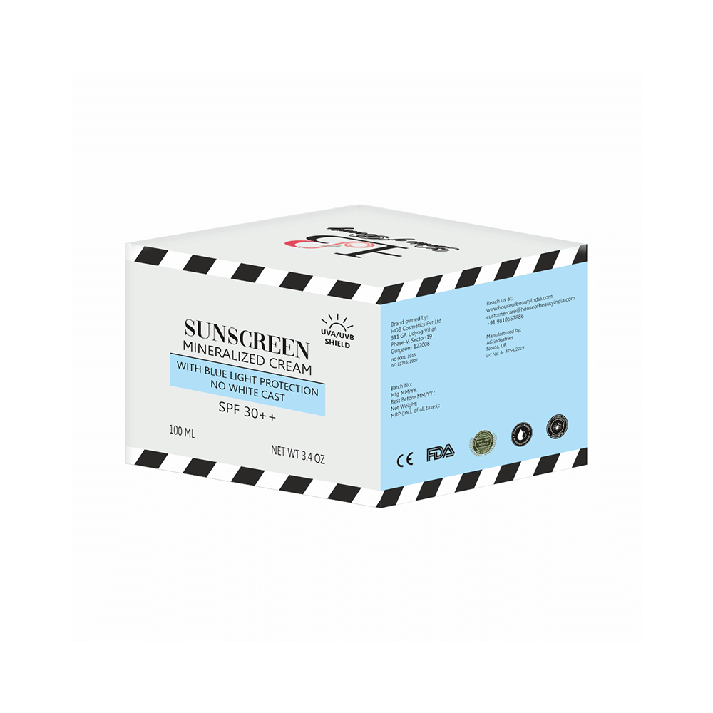 House of Beauty Sunscreen Mineralized Cream with Blue Light Protection SPF 30++ - Image 2