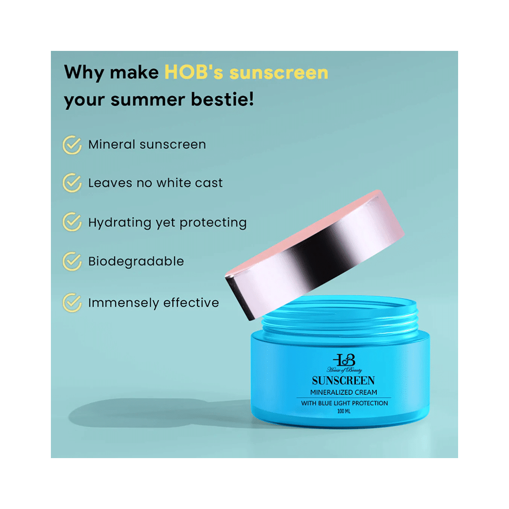 House of Beauty Sunscreen Mineralized Cream with Blue Light Protection SPF 30++ - Image 8