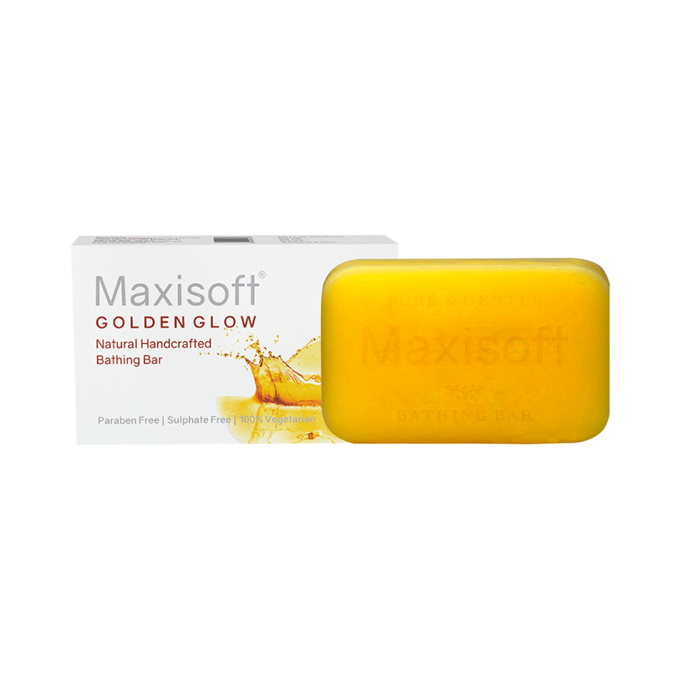 Maxisoft Golden Glow Bathing Bar (75gm Each) - Image 1