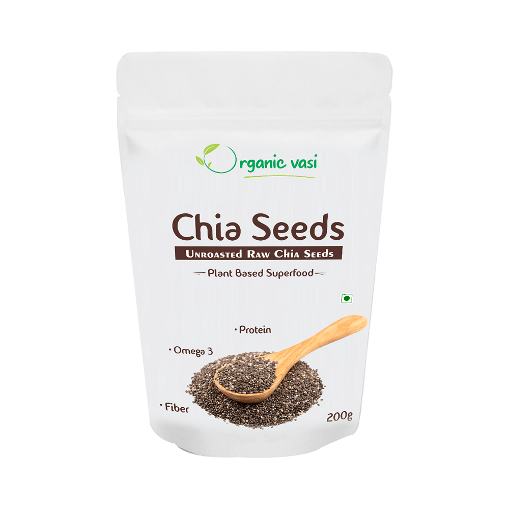 Organic Vasi Unroasted Raw Chia Seeds - Image 1