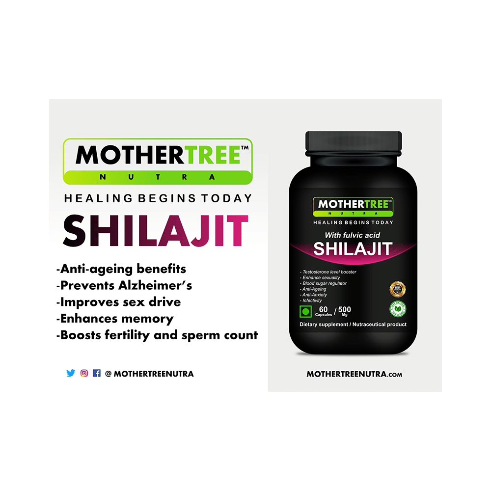 MotherTree Nutra Shilajit 500mg Capsule - Image 4