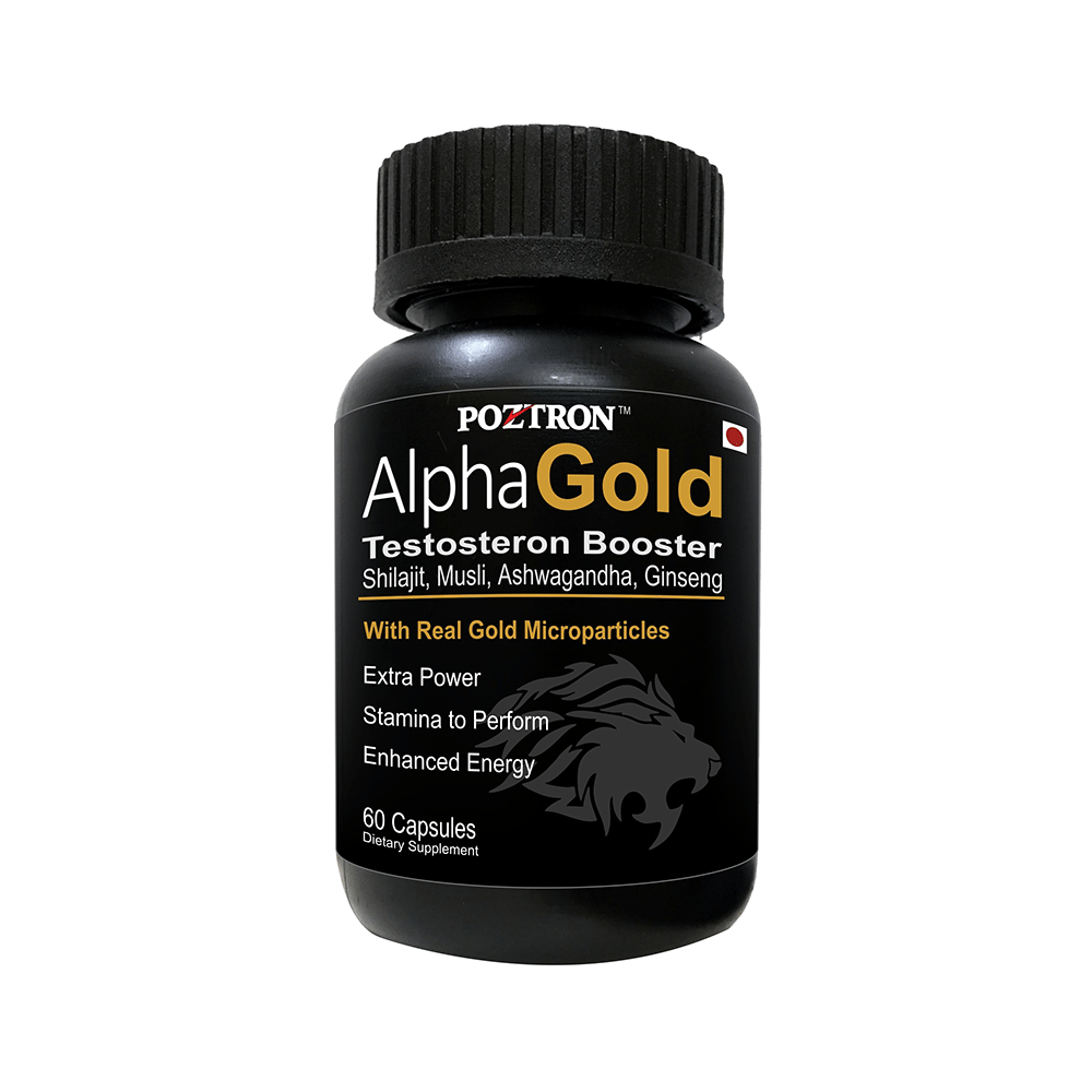 Poztron Alpha Gold Testosterone Booster Capsule - Image 1