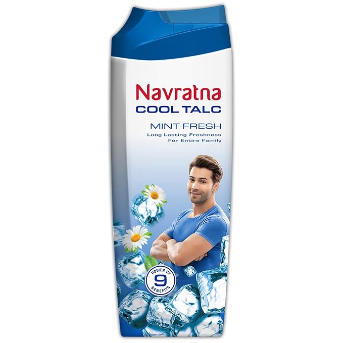Navratna Mint Fresh Cool Talc 100 gm