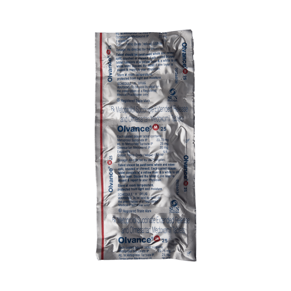 Olvance M 25 Tablet - Image 4