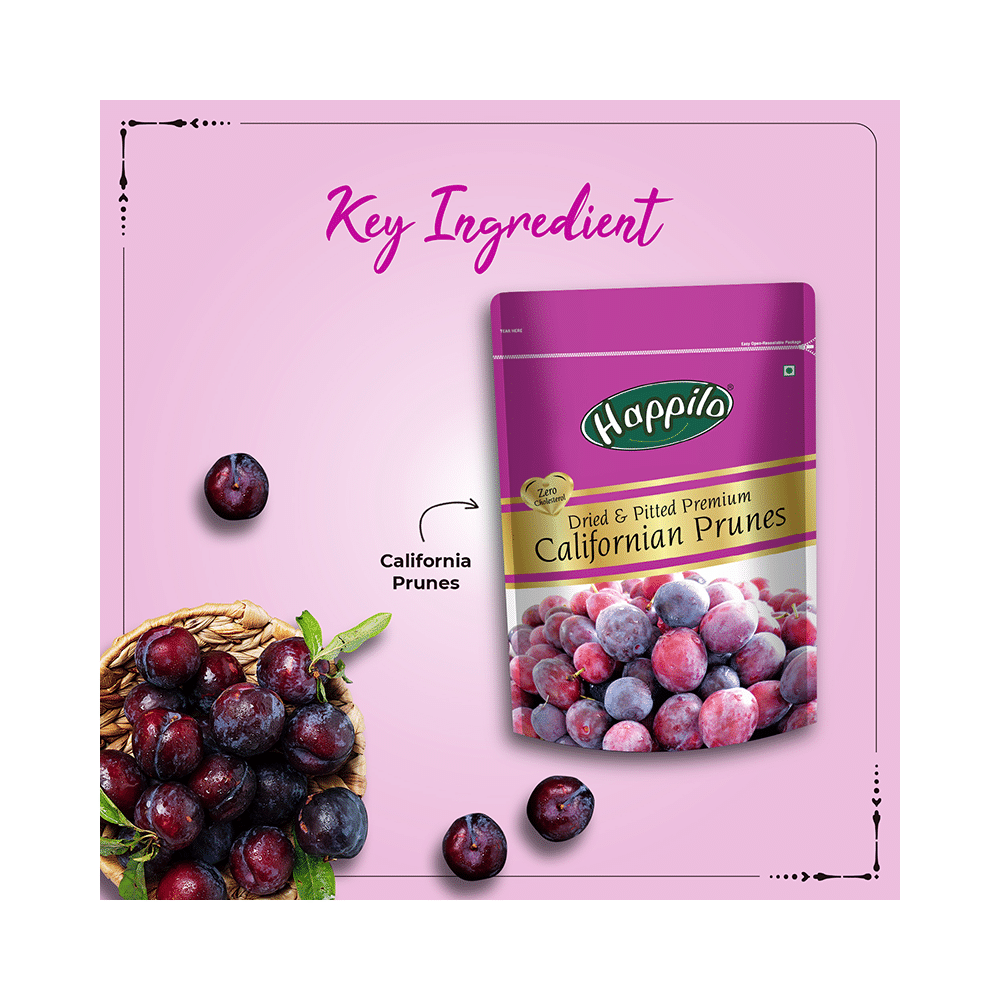 Happilo Premium Californian Pitted Prunes (200gm Each) - Image 3