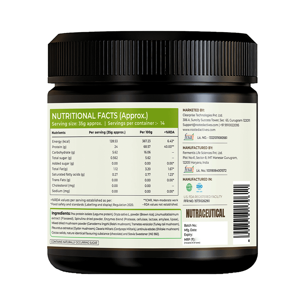 Rooted Active Naturals Plant Protein + Superfoods Powder - Image 3