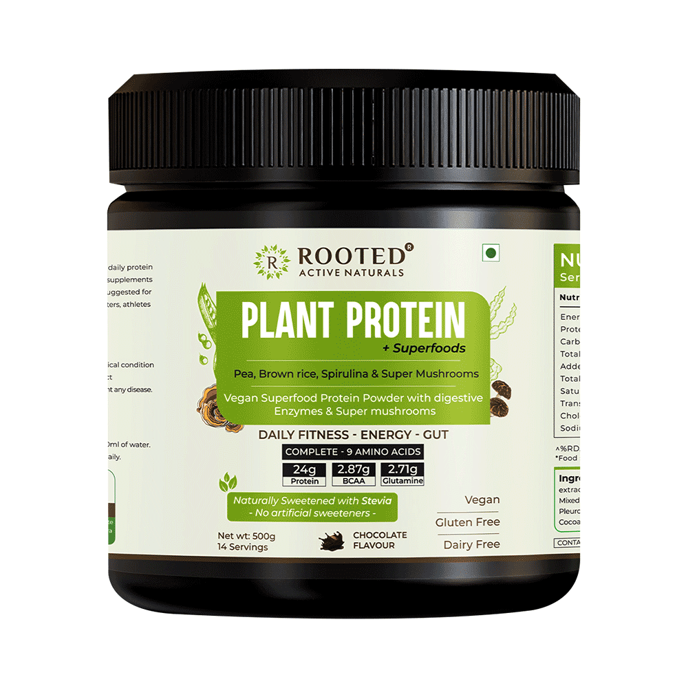 Rooted Active Naturals Plant Protein + Superfoods Powder