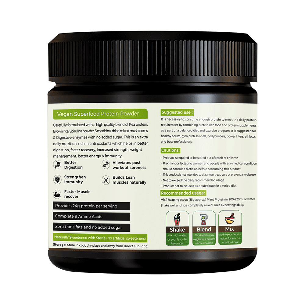 Rooted Active Naturals Plant Protein + Superfoods Powder - Image 2