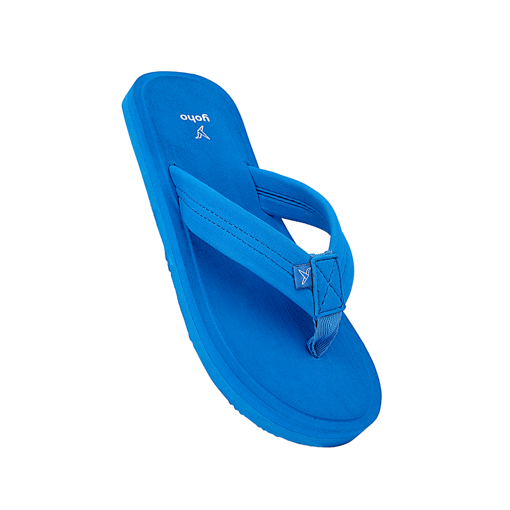 Yoho Lifestyle Doctor Ortho Soft Comfortable and Stylish Flip Flop Slippers for Men Azure Blue 6 - Image 3