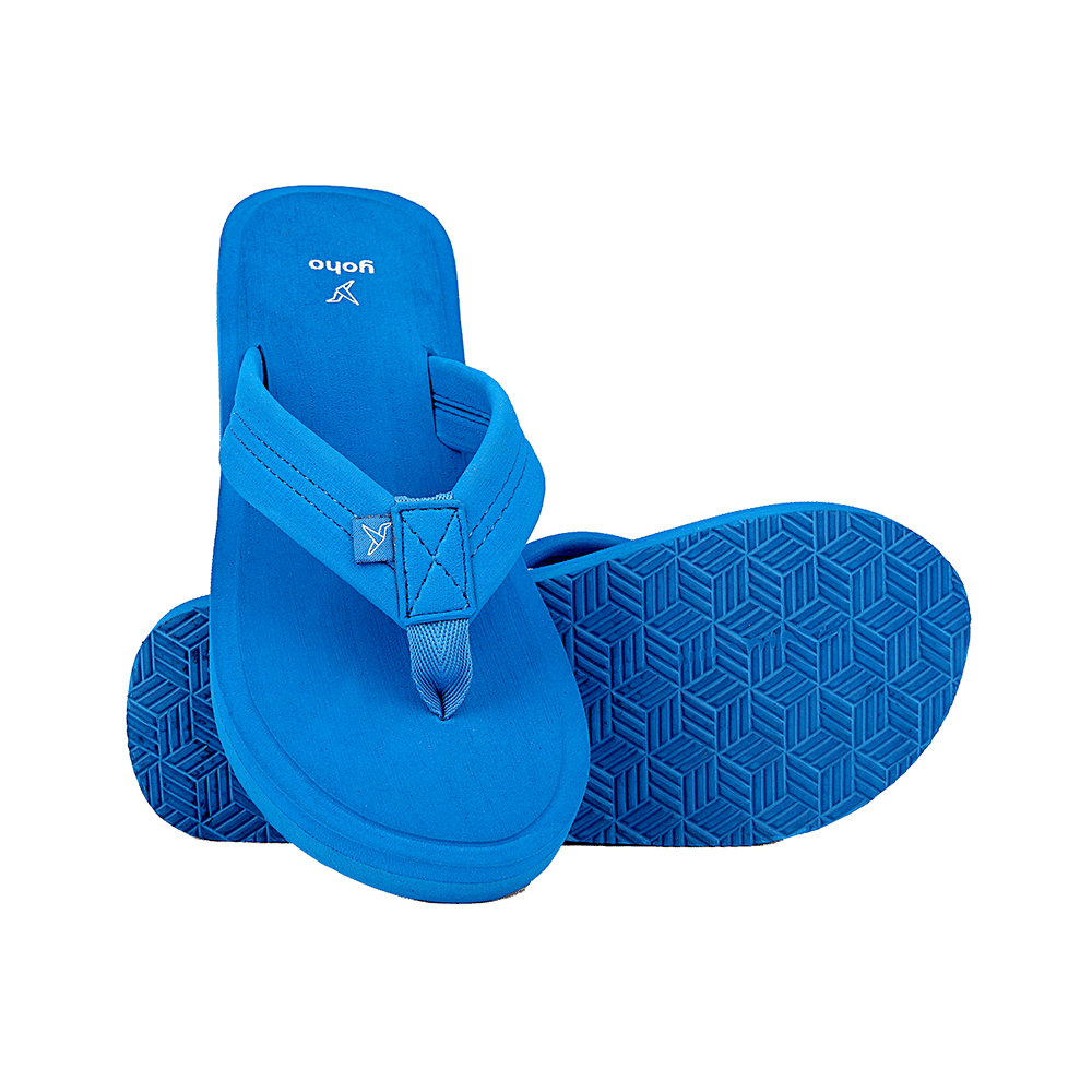 Yoho Lifestyle Doctor Ortho Soft Comfortable and Stylish Flip Flop Slippers for Men Azure Blue 6 - Image 2