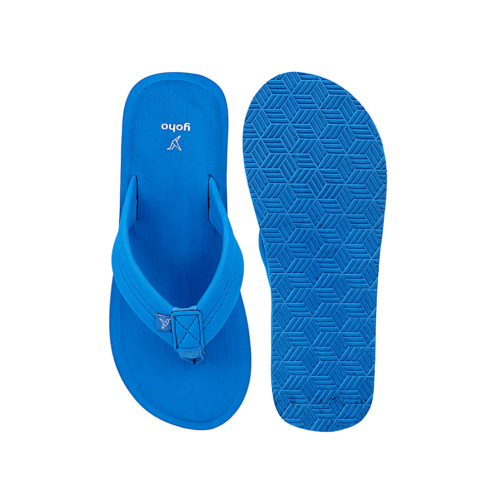 Yoho Lifestyle Doctor Ortho Soft Comfortable and Stylish Flip Flop Slippers for Men Azure Blue 6 - Image 4