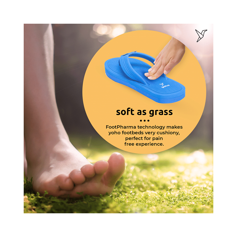 Yoho Lifestyle Doctor Ortho Soft Comfortable and Stylish Flip Flop Slippers for Men Azure Blue 6 - Image 12