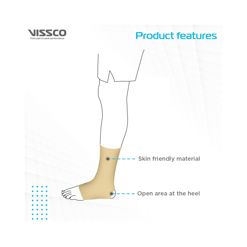 Vissco 0709 Elastic Tubular Anklet Large - Image 3