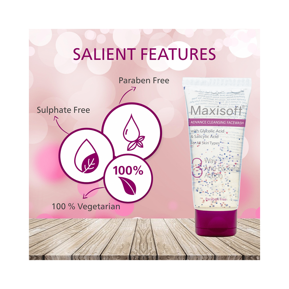 Maxisoft 3 Way Anti-Bacterial Action Advance Cleansing Face Wash (100ml Each) - Image 8