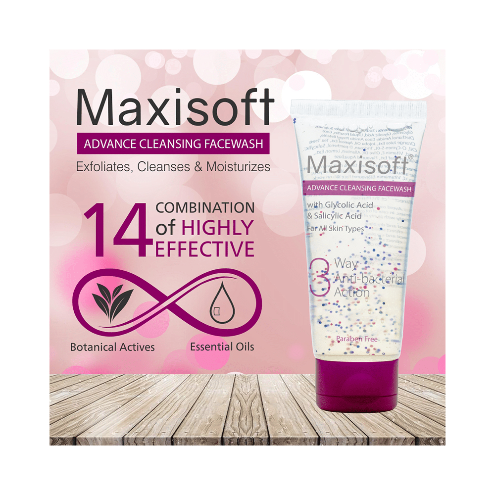 Maxisoft 3 Way Anti-Bacterial Action Advance Cleansing Face Wash (100ml Each) - Image 4