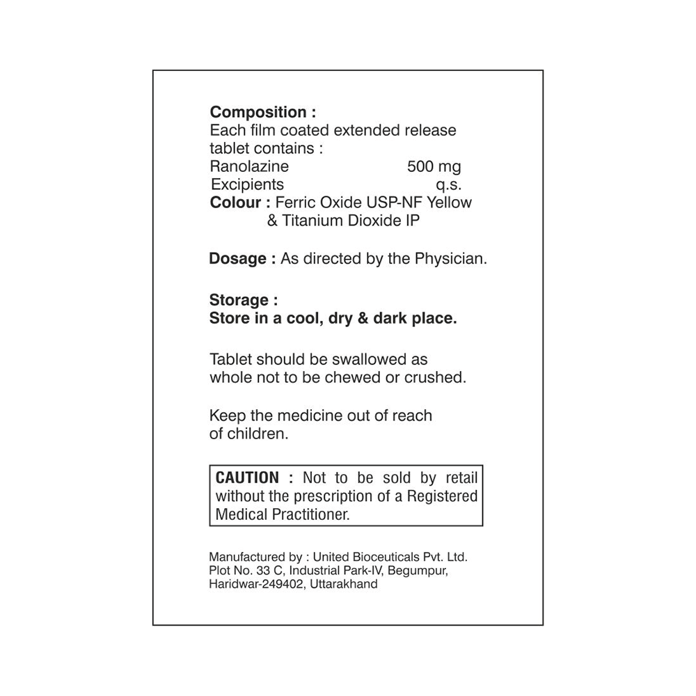 Ranomend 500 ER Tablet - Image 2