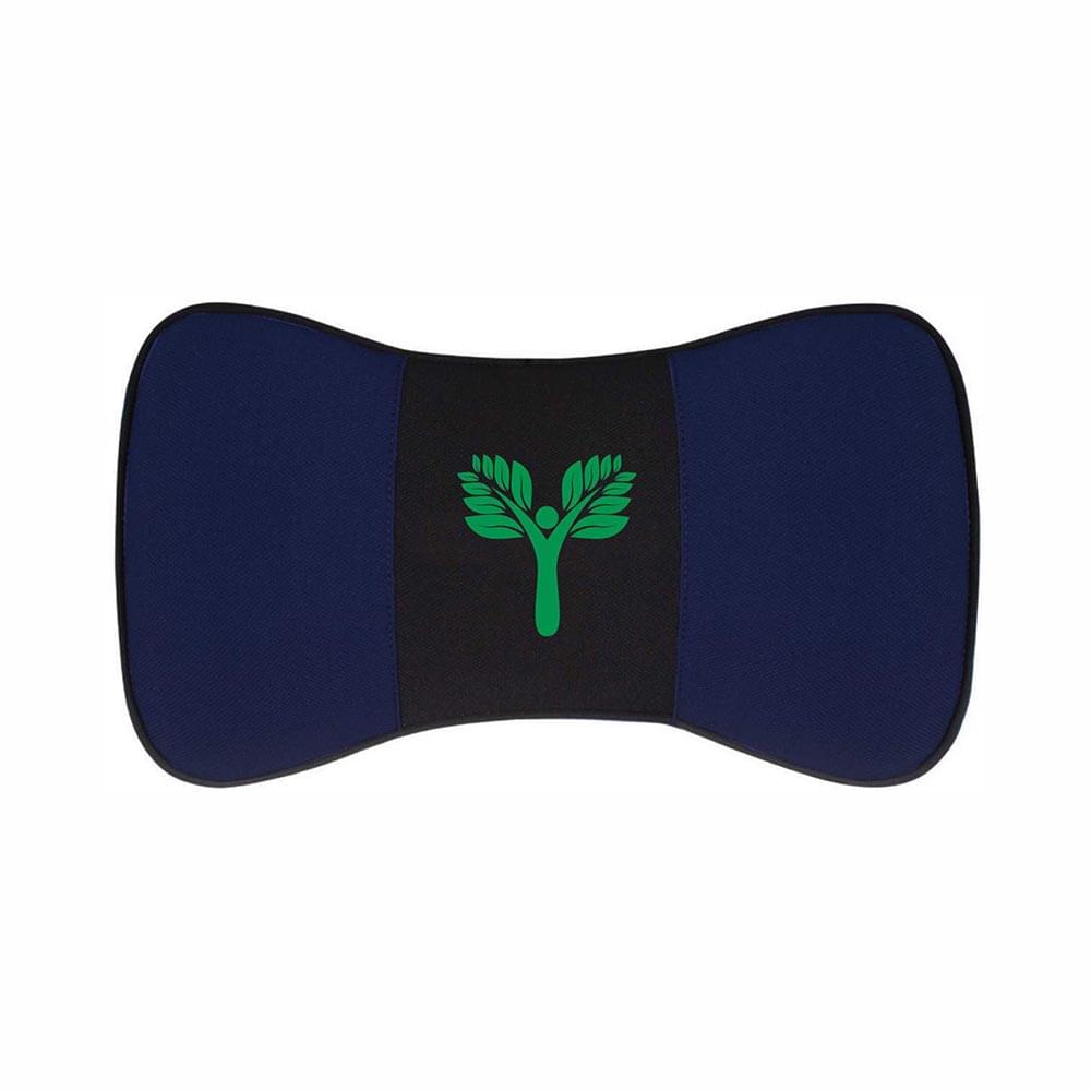Grin Health Memory Foam Car Neck Pillow Blue
