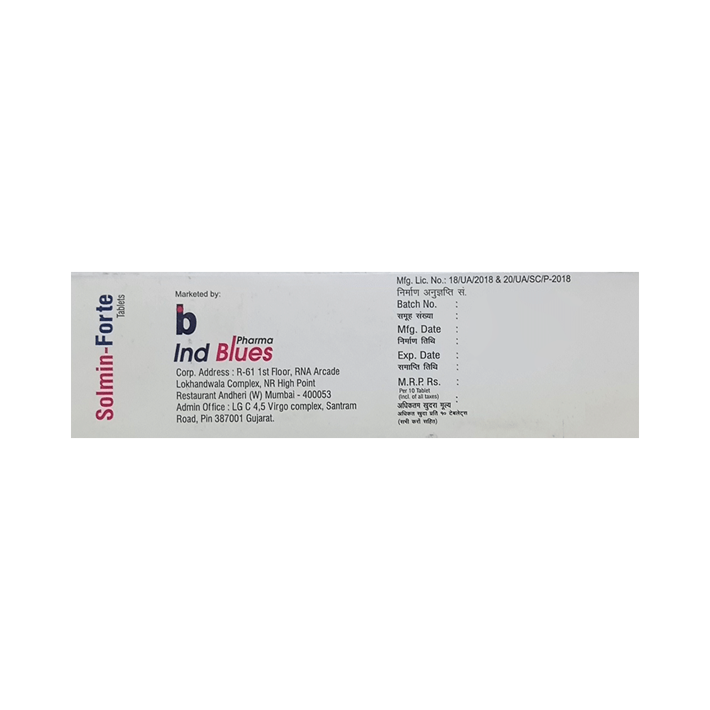 Solmin-Forte Tablet - Image 3
