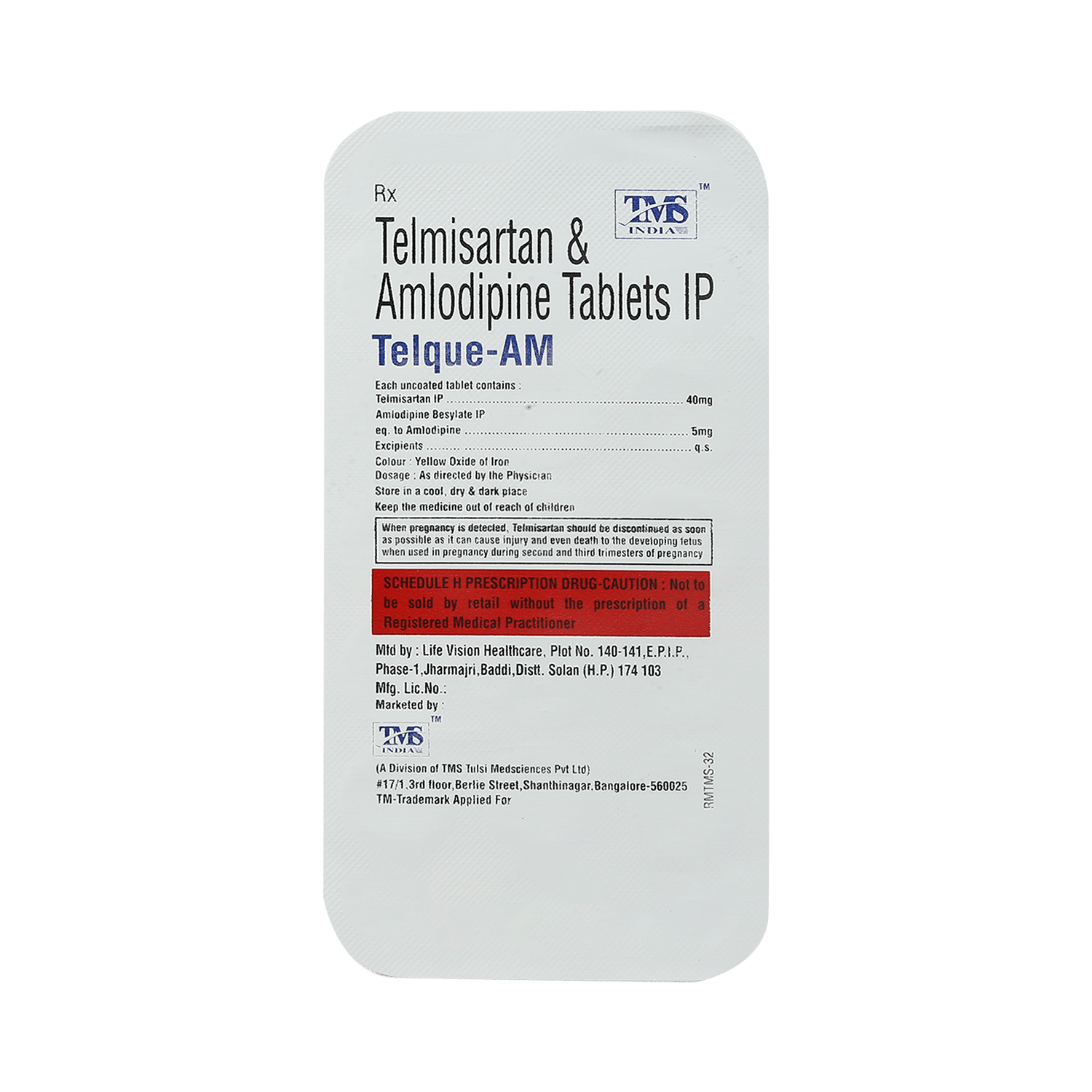 Telque AM 40mg/5mg Tablet - Image 3