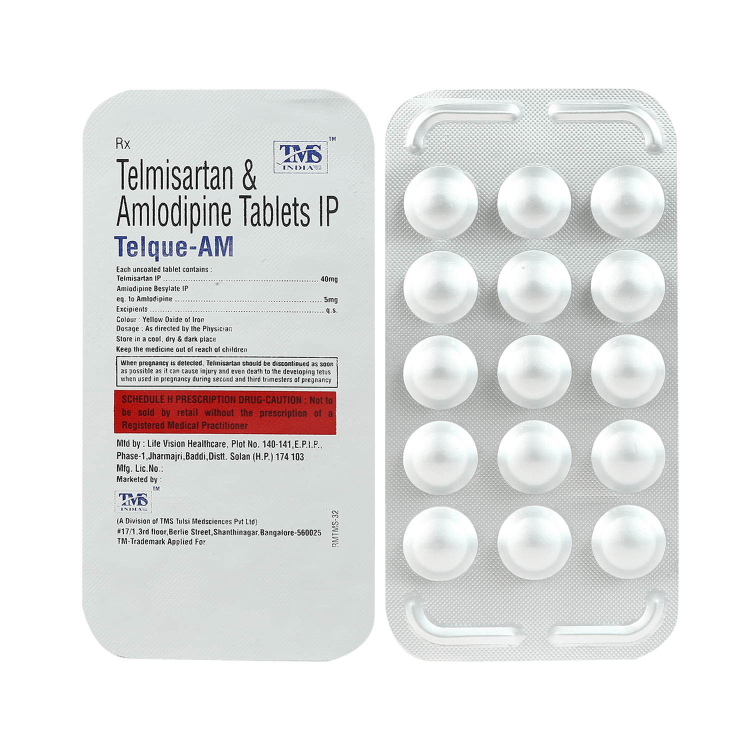 Telque AM 40mg/5mg Tablet - Image 1