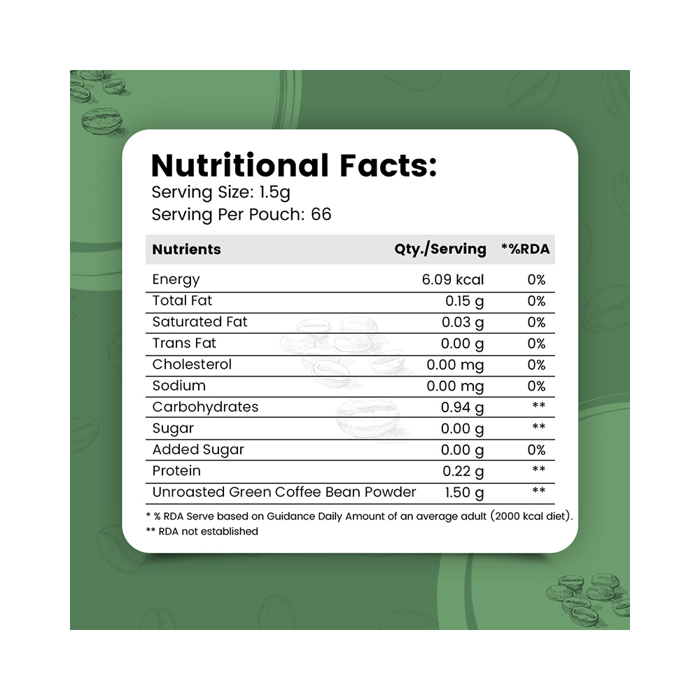 Nirvasa Green Coffee Bean Powder (100gm Each) - Image 3