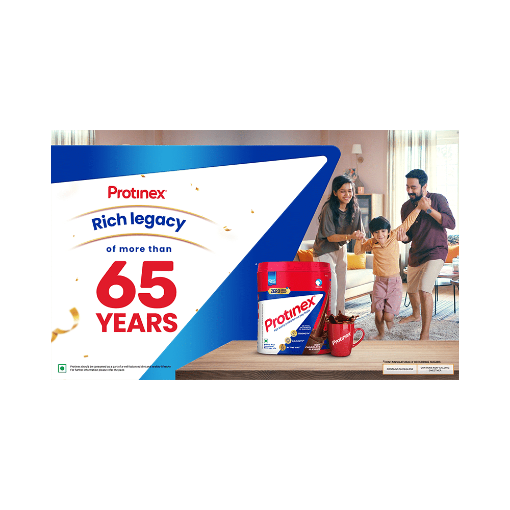 Protinex Protein Powder | Nutritional Drink for Immunity & Strength | Zero Added Sugar | Flavour Rich Chocolate - Image 6