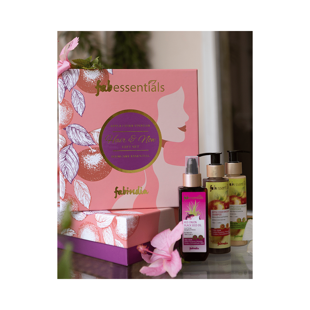 Fabessentials Apple Cider Vinegar Hair & Now Gift Set - Image 2