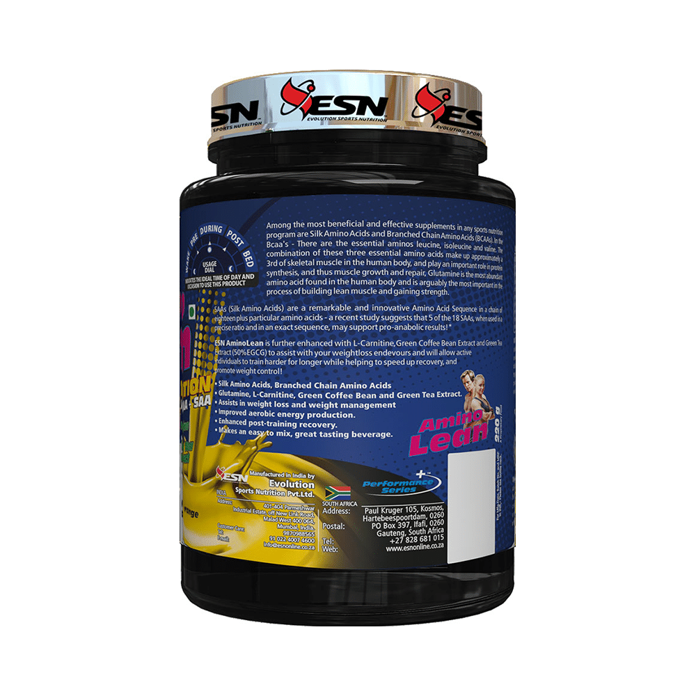 ESN Amino Lean Powder Orange - Image 2
