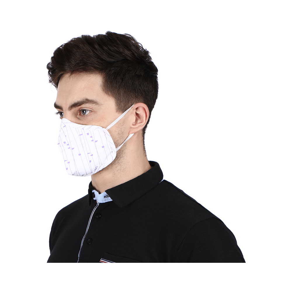 SilverPRO Cotton Mask Small Ocean Hues - Image 7