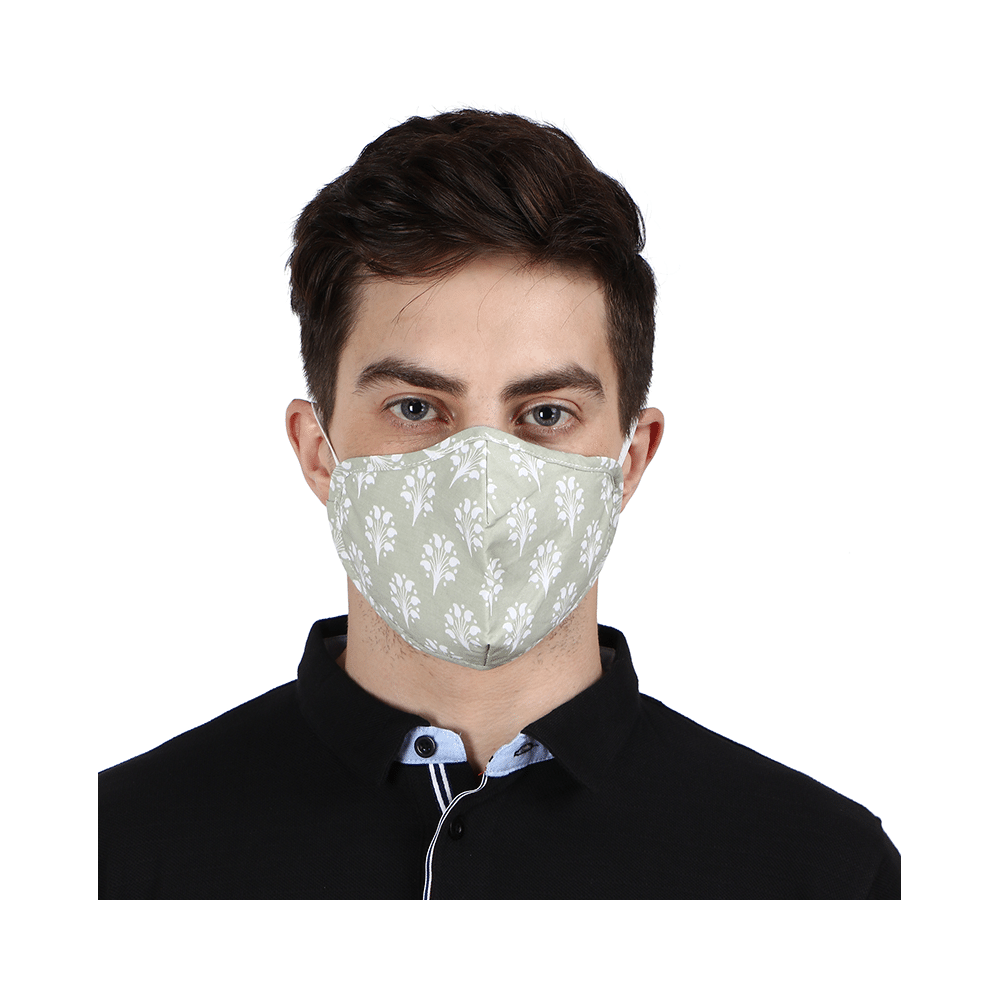 SilverPRO Cotton Mask Small Ocean Hues - Image 5
