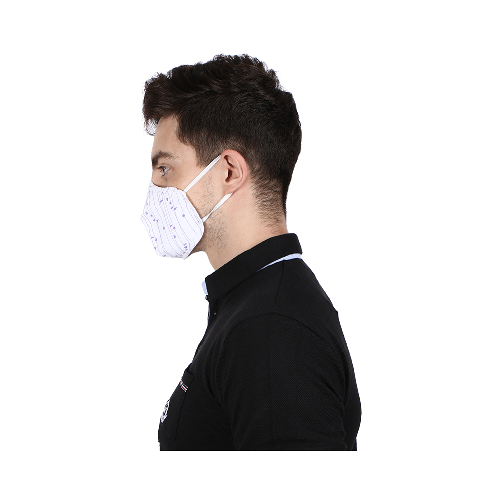 SilverPRO Cotton Mask Small Ocean Hues - Image 8