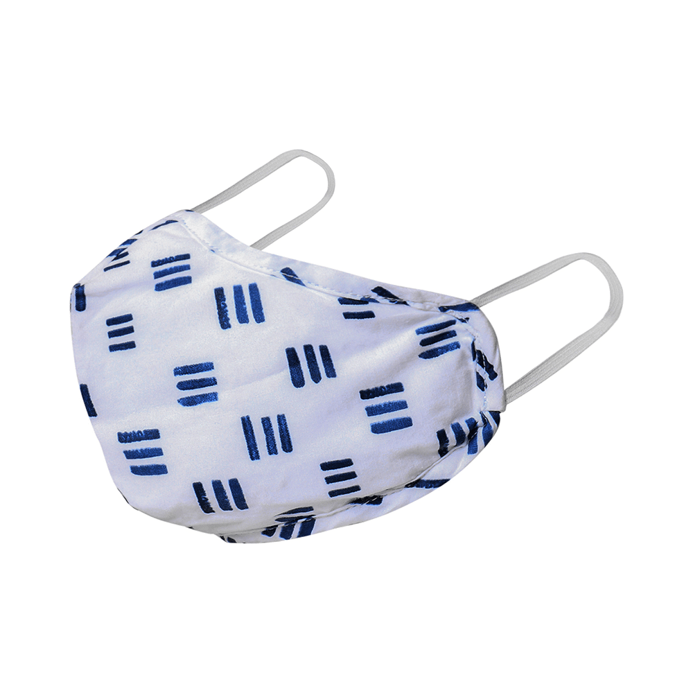 SilverPRO Cotton Mask Small Ocean Hues - Image 2