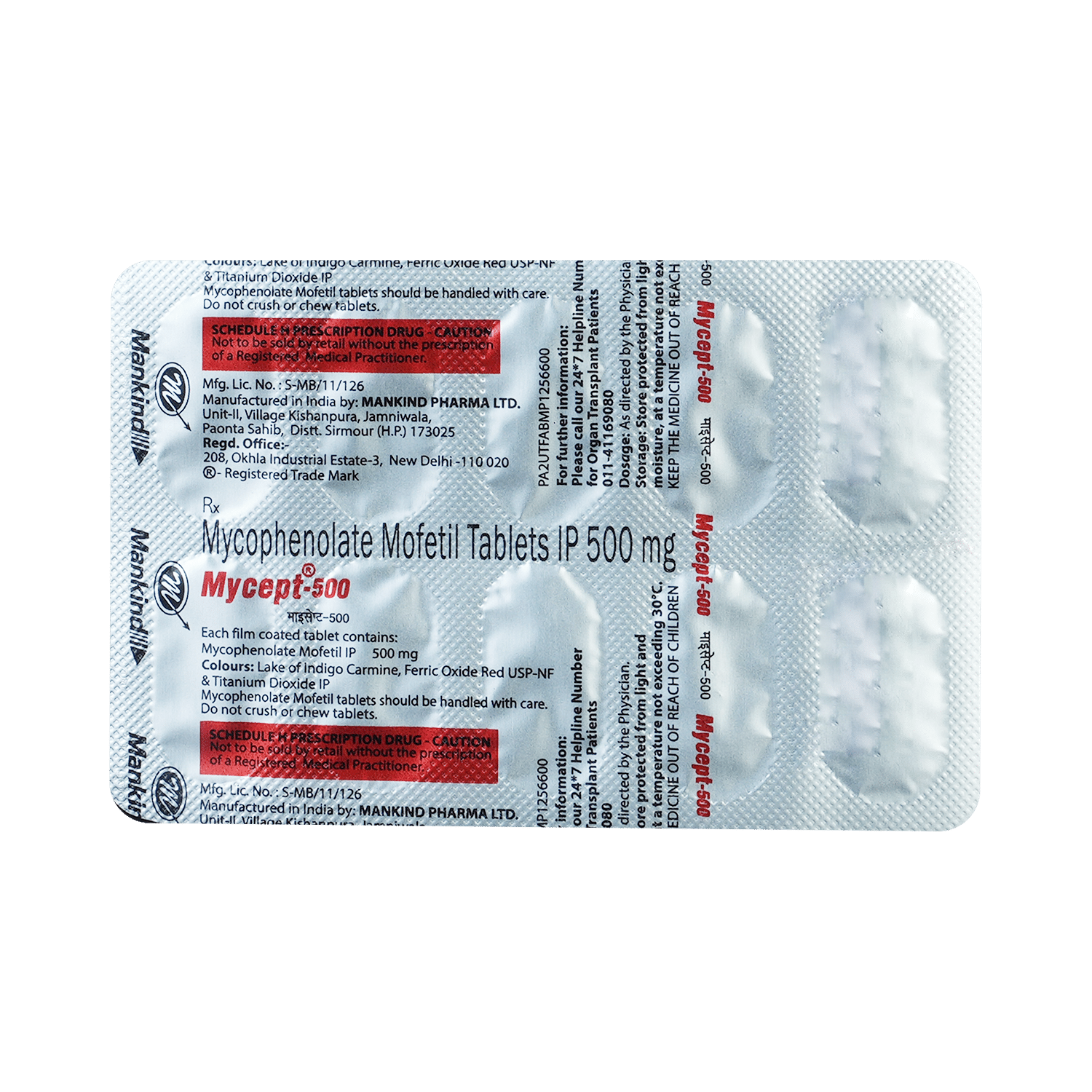 Mycept 500 Tablet - Image 6